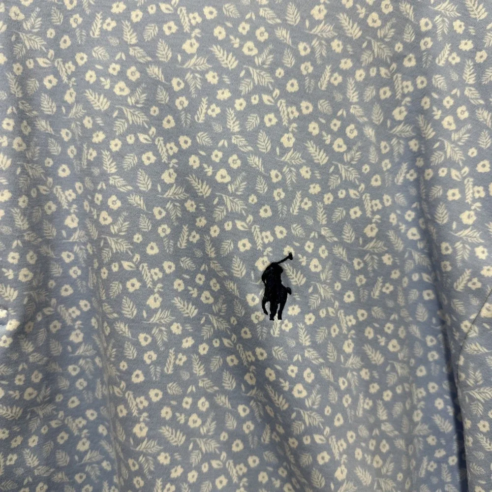 Ralph Lauren Polo Golf Shirt Size 3XB Floral Classic Men's Old Money Design‎